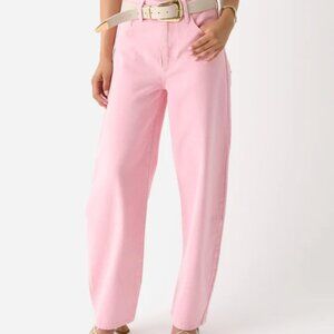 FRAME  Women's Long Barrel Jeans Denim Pink * NWT * SPRING 2025